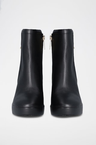 Bottines en cuir - Noir