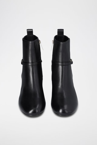 Bottines en cuir de chèvre Babi - Noir