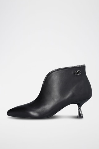 Bottines en cuir Sandie - Noir