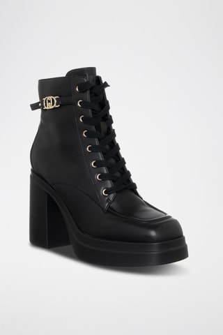 Bottines en cuir Jona - Noir