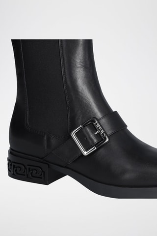 Bottines en cuir - Noir