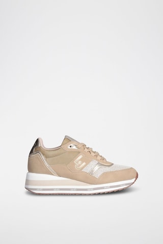 Sneakers plateformes Olivia - Taupe