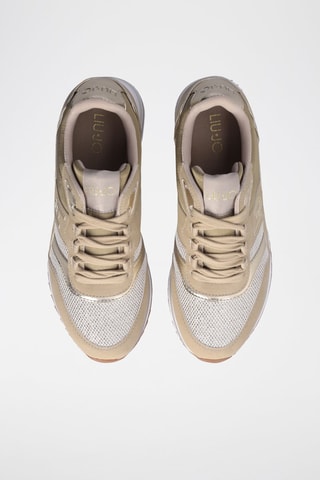 Sneakers plateformes Olivia - Taupe
