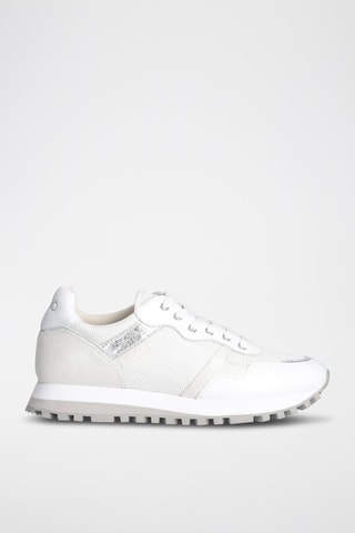Sneakers en cuir de taureau Wonder - Blanc