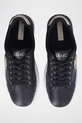 Baskets en cuir Pretty - Noir