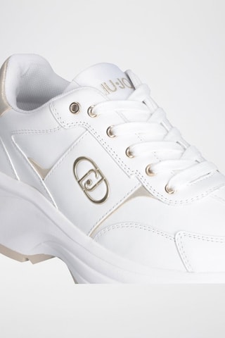 Baskets en cuir Eva - Blanc