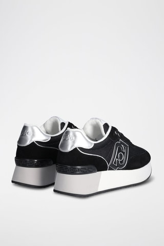 Baskets plateformes en cuir Dreamy - Noir