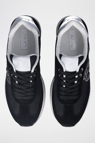 Baskets plateformes en cuir Dreamy - Noir