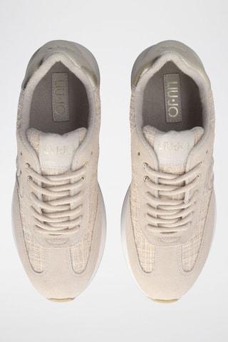 Sneakers plateformes en cuir Dreamy - Beige
