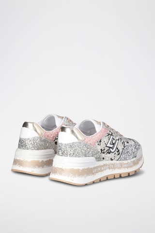 Baskets Amazing - Argenté et noir