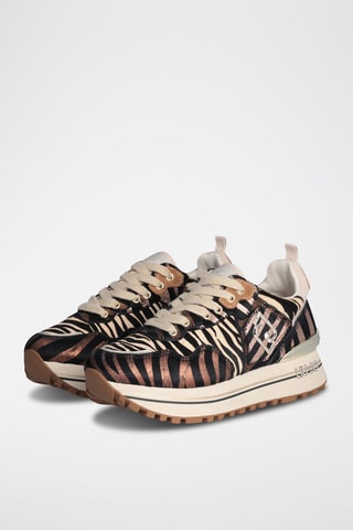 Baskets en cuir Maxi Wonder - Beige