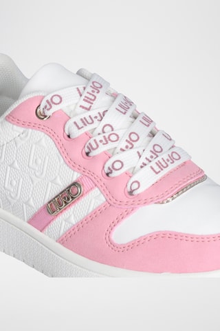 Baskets - Rose et blanc 