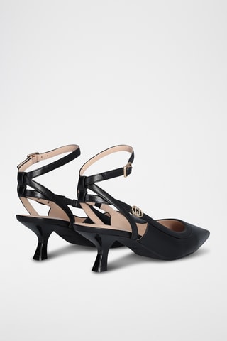 Escarpins en cuir de chèvre - Noir