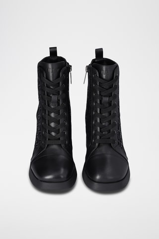 Bottines en cuir - Noir
