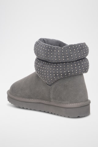 Bottines en nubuck - Gris