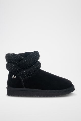 Bottines en nubuck - Noir