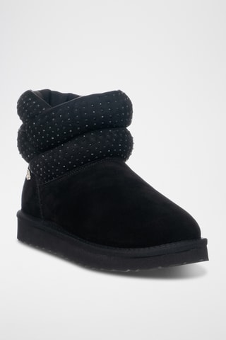 Bottines en nubuck - Noir