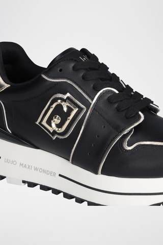 Baskets en cuir - Noir