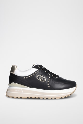 Baskets en cuir - Noir