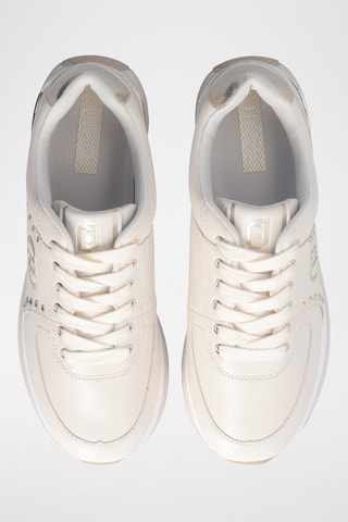 Baskets en cuir - Ivoire