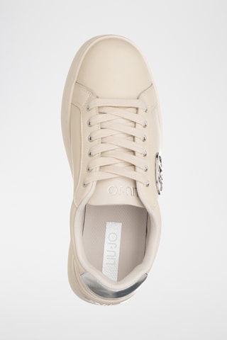 Baskets en cuir - Ivoire