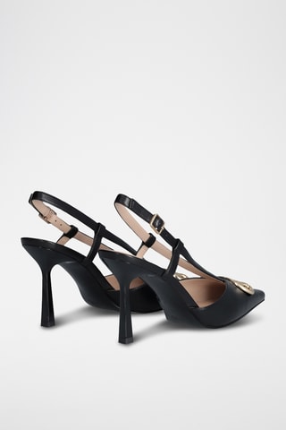 Escarpins en cuir de chèvre - Noir