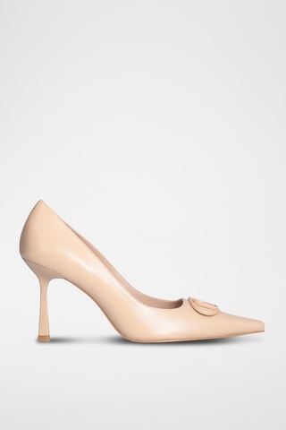 Escarpins en cuir de chèvre - Beige