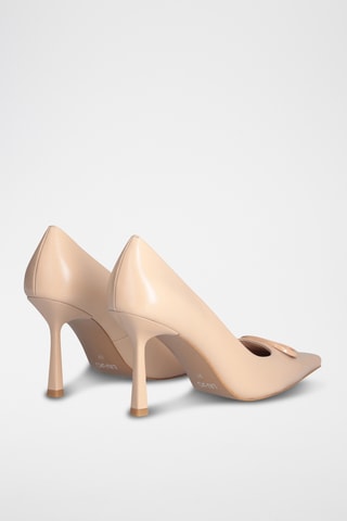 Escarpins en cuir de chèvre - Beige