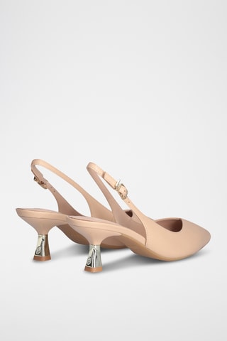 Escarpins en cuir de chèvre - Beige