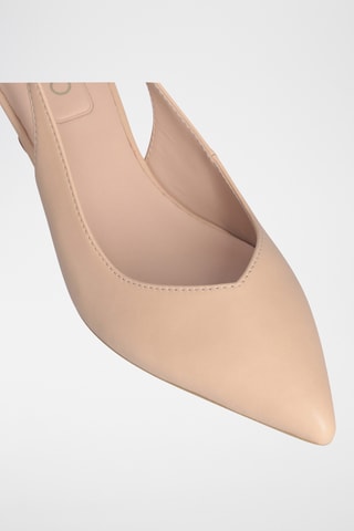 Escarpins en cuir de chèvre - Beige