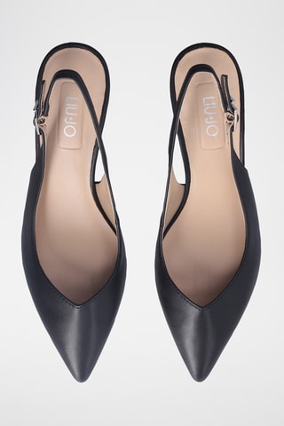 Escarpins en cuir de chèvre - Noir