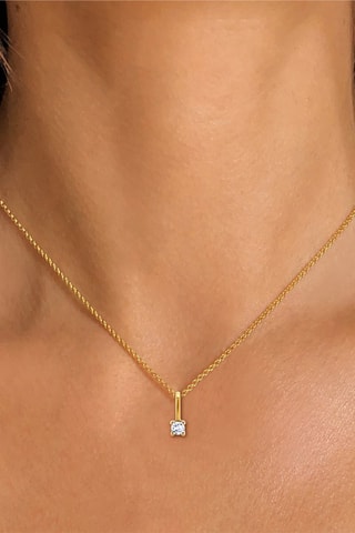 Colgante - Oro amarillo y diamante