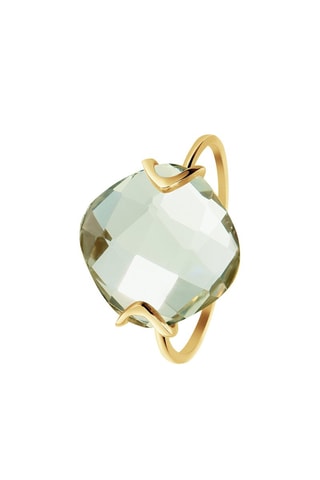 Anillo - Oro amarillo y amatista