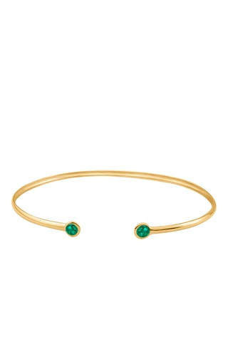 Pulsera - Oro amarillo y esmeraldas