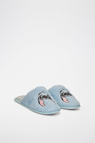 Pantufas Lilo e Stitch Disney - Azul-celeste