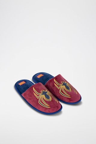 Pantufas Homem-Aranha - Avangers - Marvel - Azul-escuro e vermelho