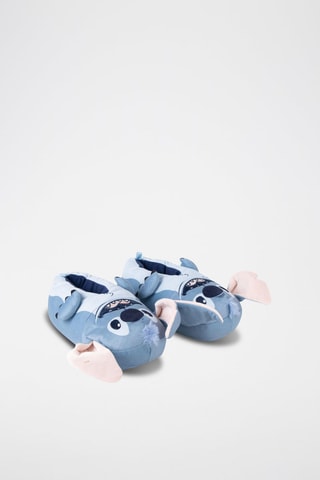 Pantufas com orelhas Stitch Lilo e Stitch Disney - Azul