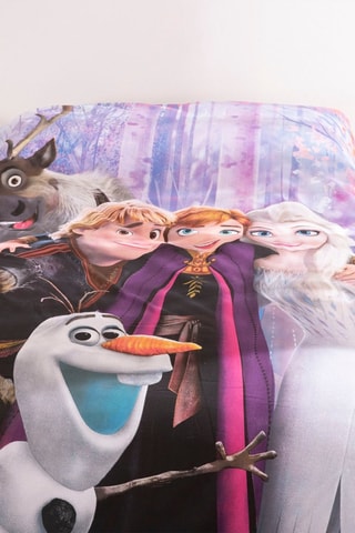 Conjunto de edredão Frozen Disney - Violeta e preto