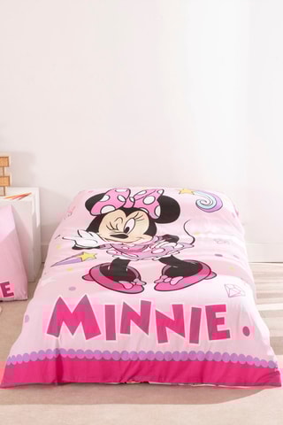 Conjunto de edredão Minnie Disney - Rosa