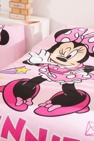 Conjunto de edredão Minnie Disney - Rosa