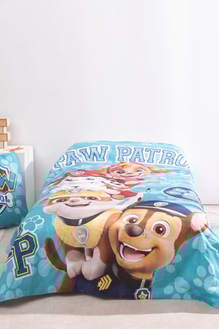Conjunto de edredão Patrulha Pata - Turquesa