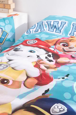 Conjunto de edredão Patrulha Pata - Turquesa