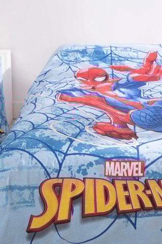 Conjunto de edredão Homem-Aranha Os Vingadores Marvel - Azul