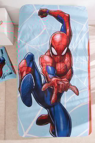 Conjunto de edredão Homem-Aranha Os Vingadores Marvel - Azul-real e azul-celeste