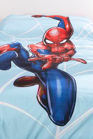 Conjunto de edredão Homem-Aranha Os Vingadores Marvel - Azul-real e azul-celeste