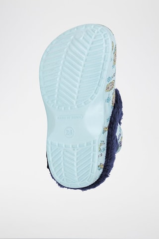 Socas 2 em 1 em pelo de carneiro Elsa Frozen Disney - Azul-claro