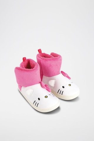 Botins forrados Hello Kitty Sanrio - Fúcsia e branco