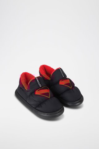Slippers forradas Superman A Liga da Justiça DC Comics - Preto