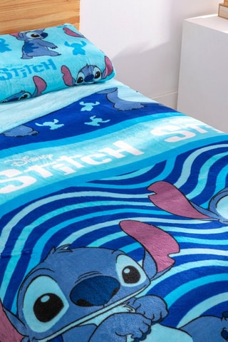Colcha Stitch Lilo e Stitch Disney - Turquesa