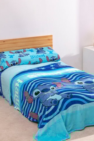 Colcha Stitch Lilo e Stitch Disney - Turquesa